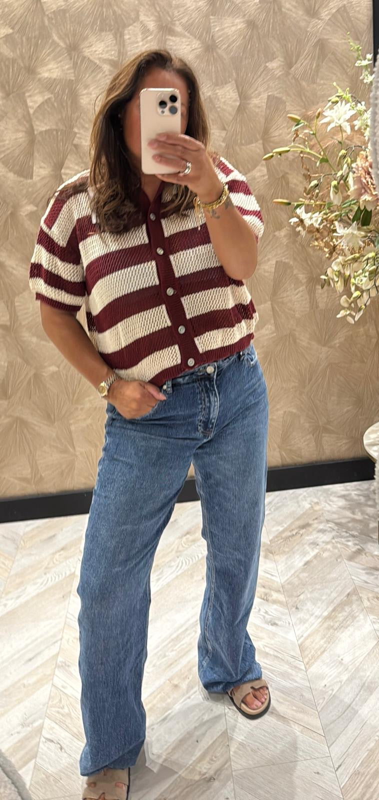 Sila bordeaux vest