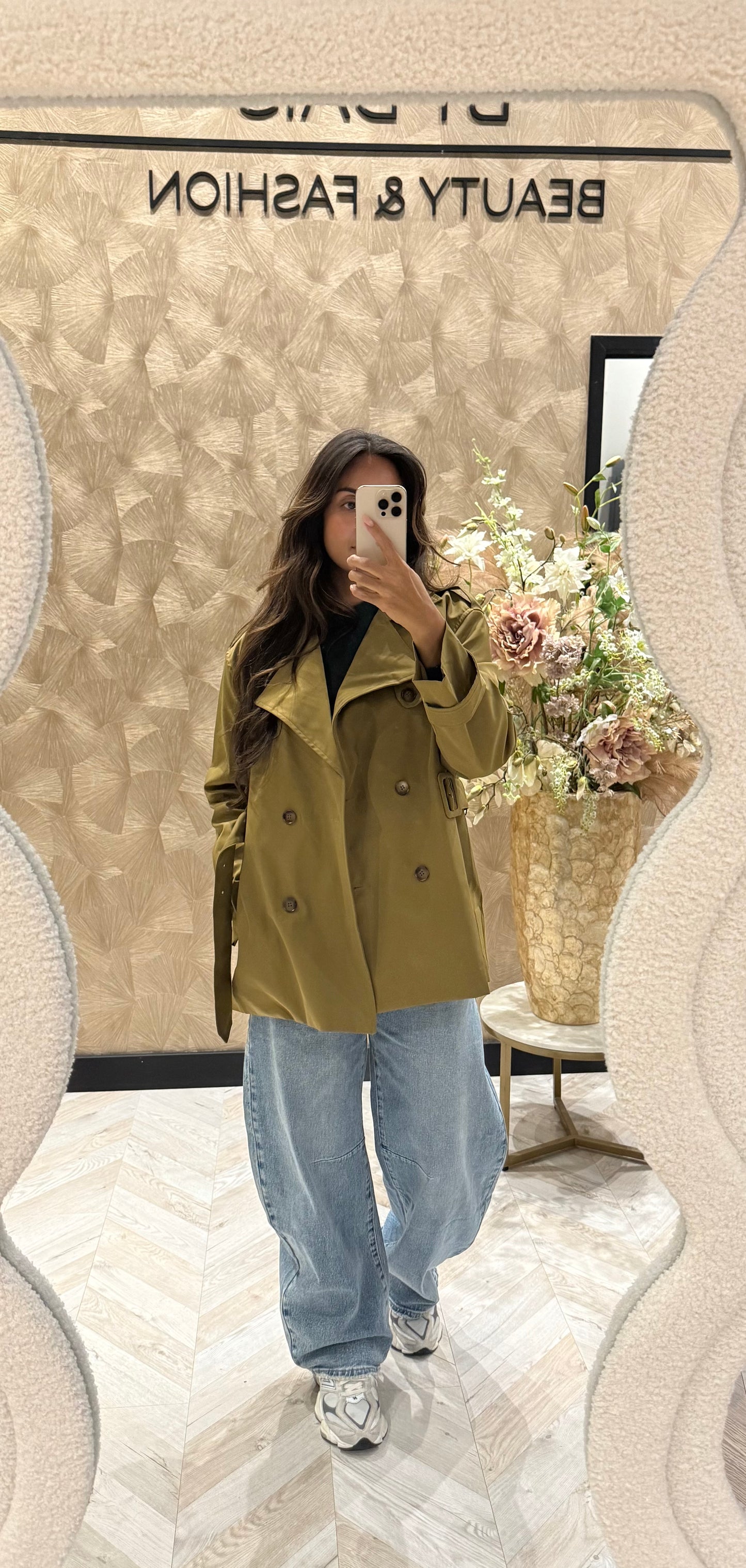 Demi Trenchcoat olive green
