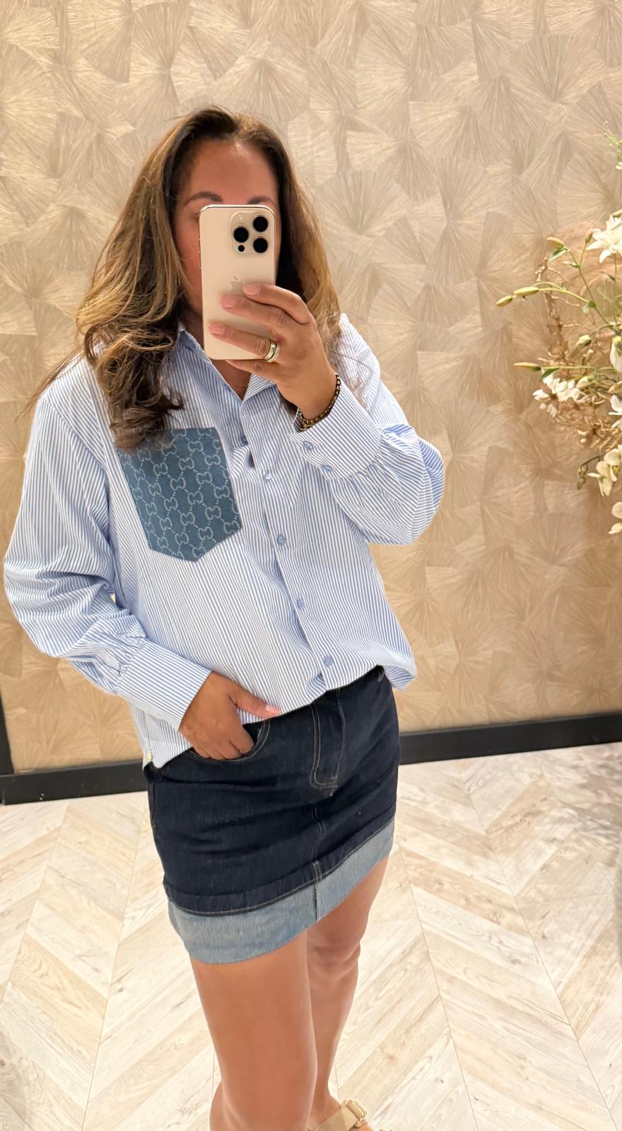 Lindsay denim rok