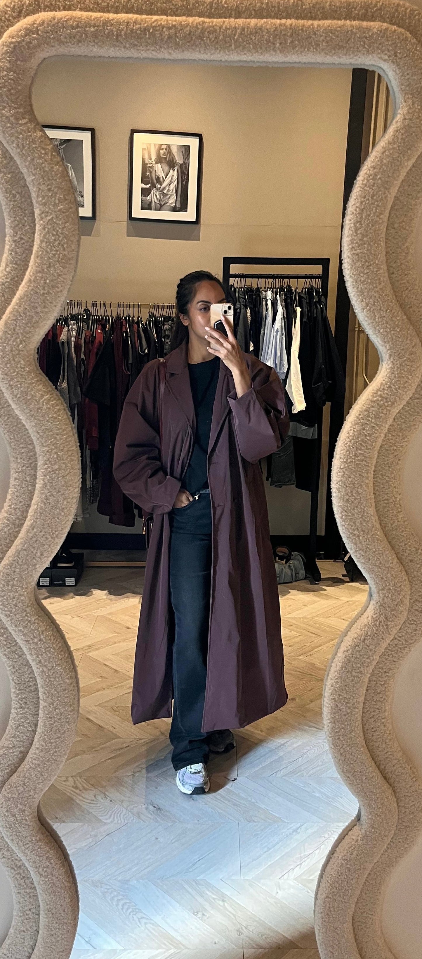Monique trenchcoat bruin