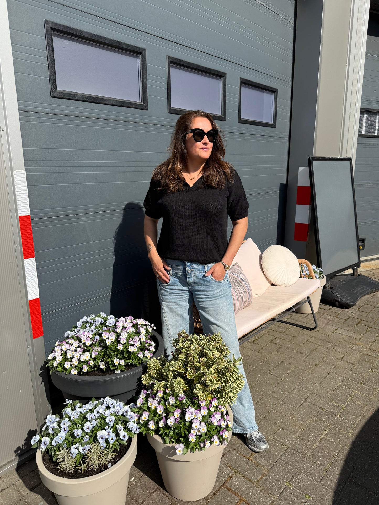 Mandy Jane polo zwart