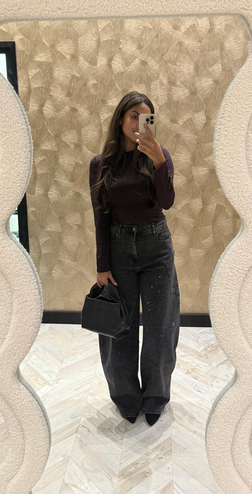 By Swan burgundy top