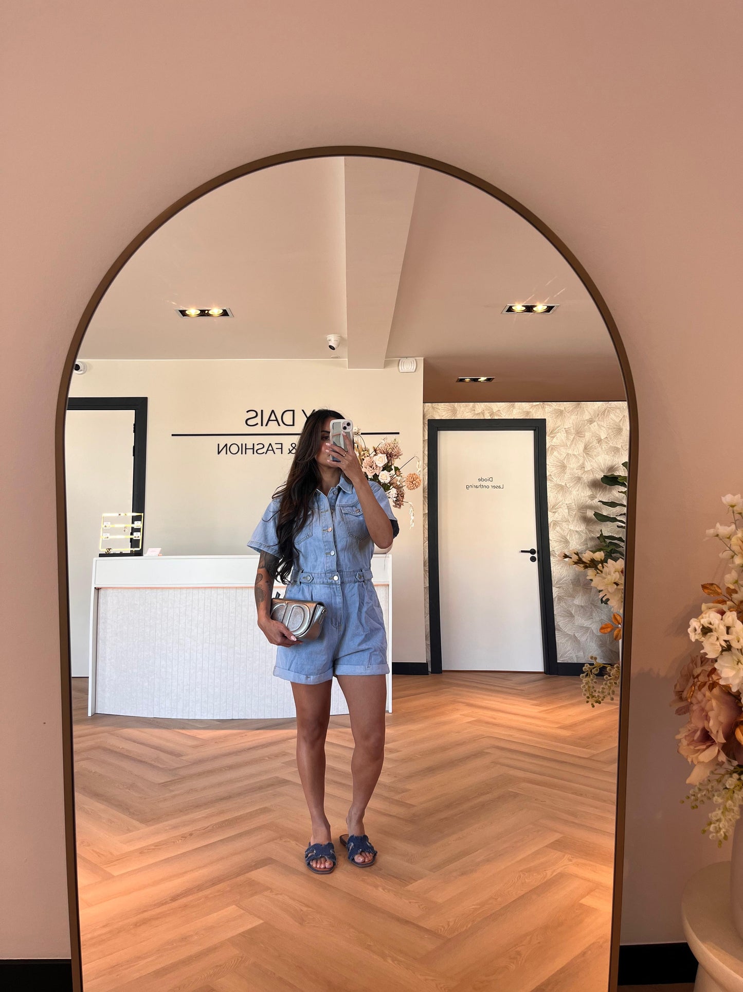 Hayley denim jumpsuit