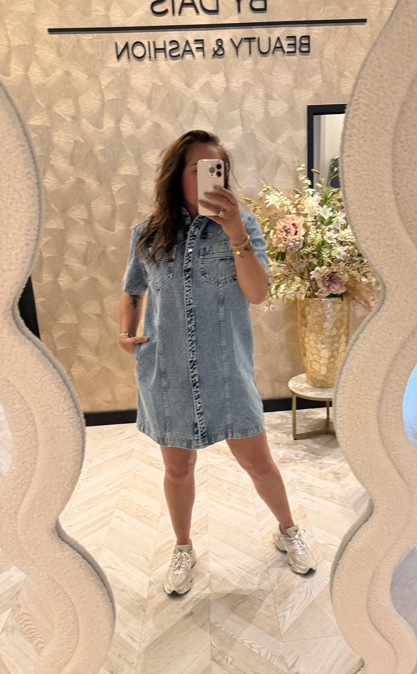 DEMI DENIM DRESS