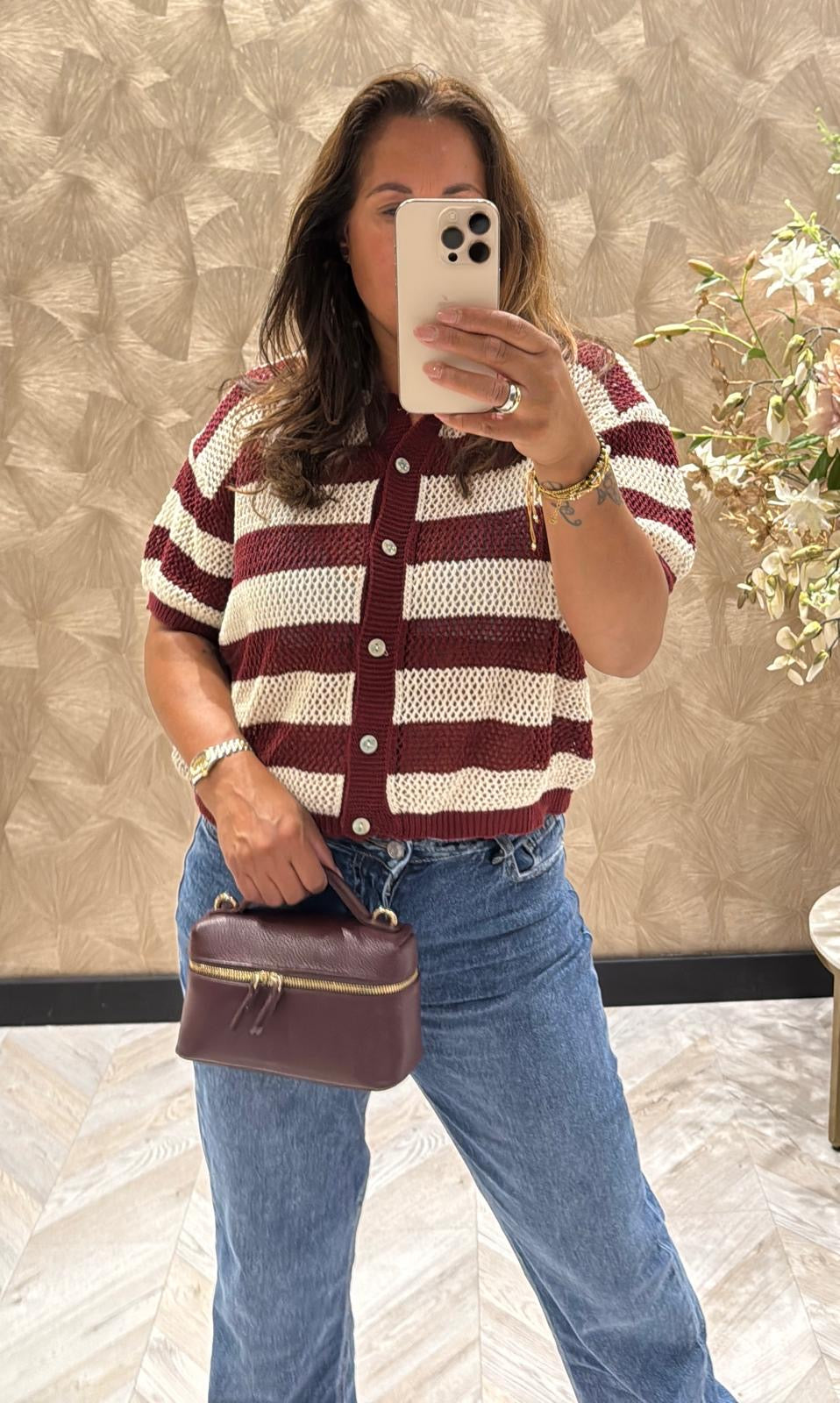 Sila bordeaux vest