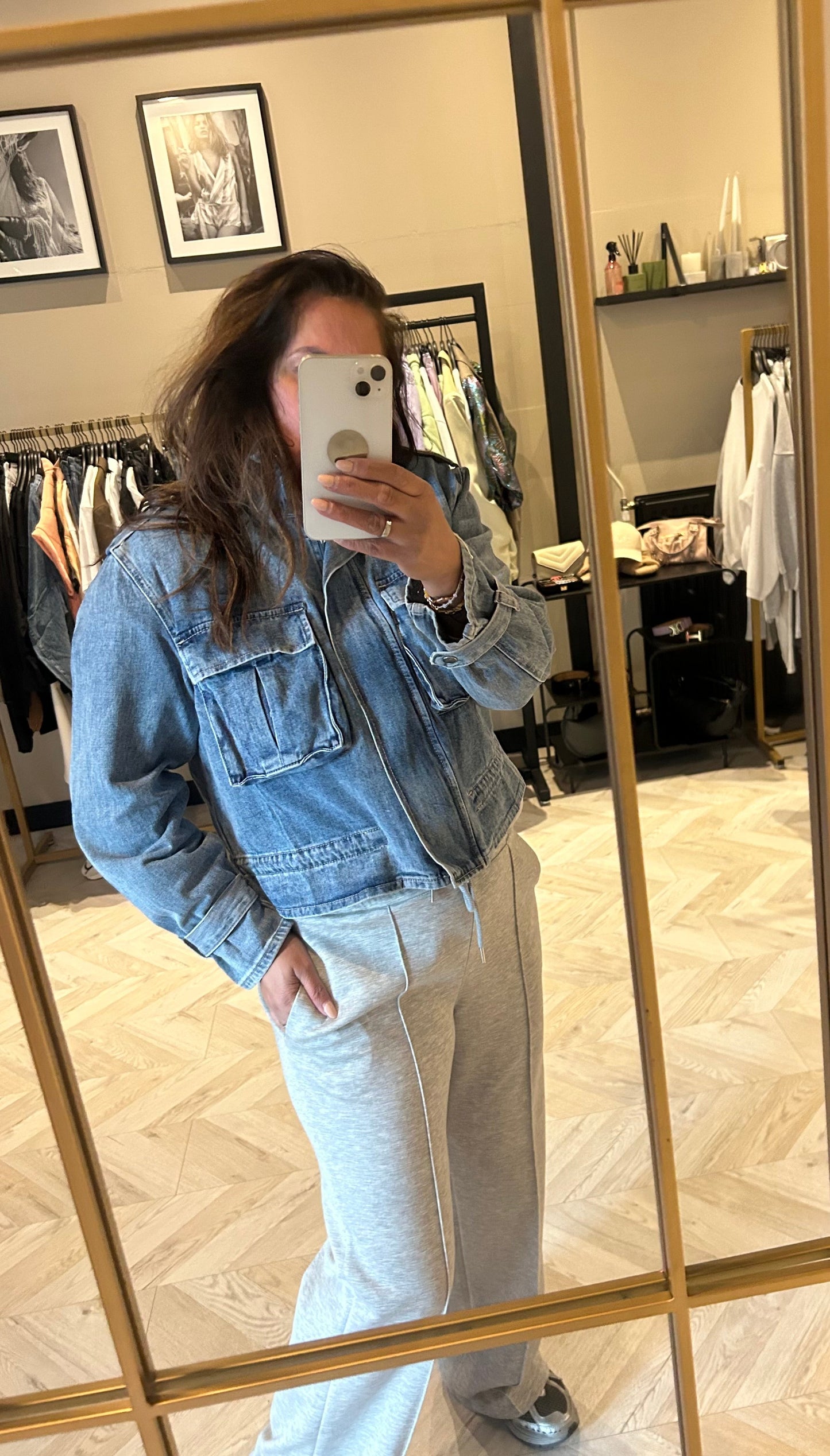 Juul denim Bomber jacket