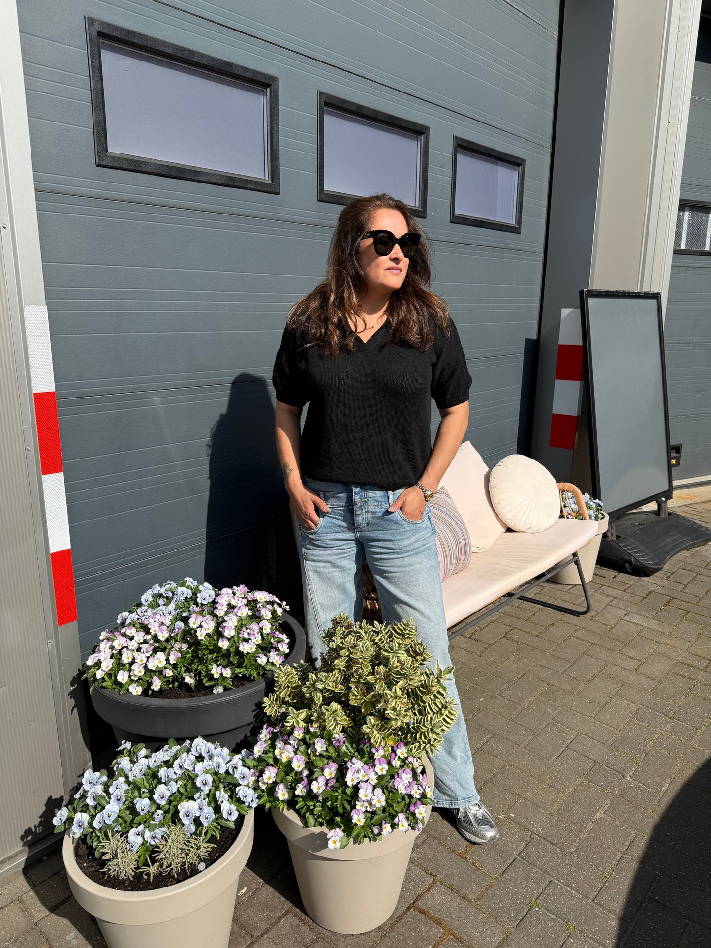 Mandy Jane polo zwart