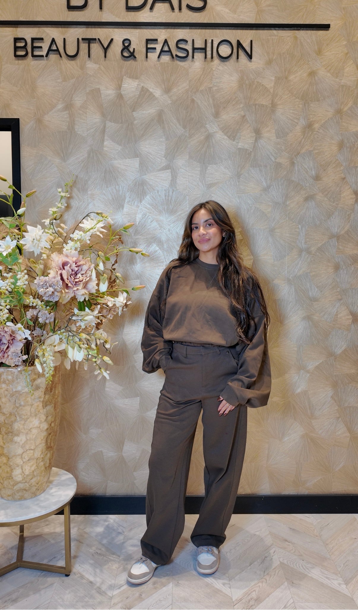 Ambika joggingpak bruin