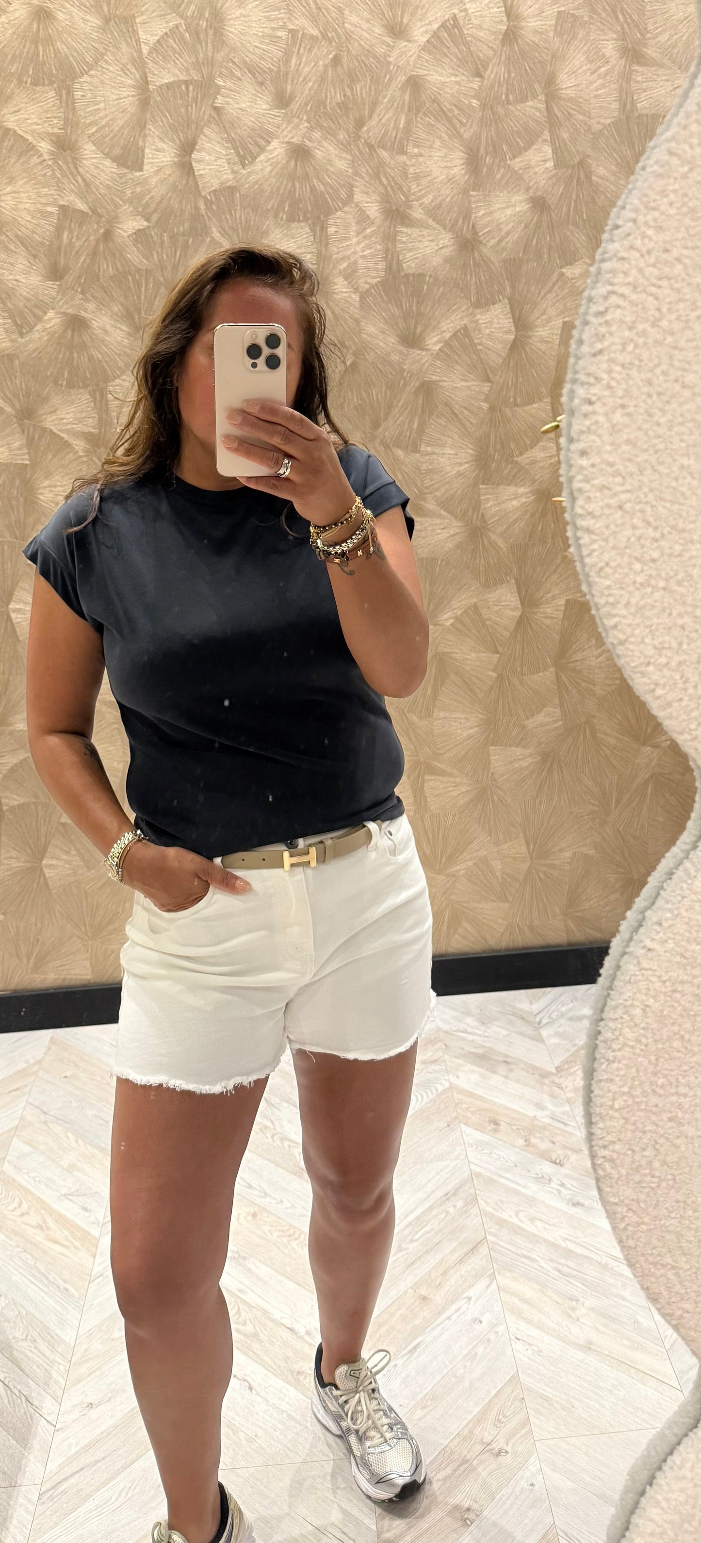 DENISE VISCOSE TOP ANTRACIET