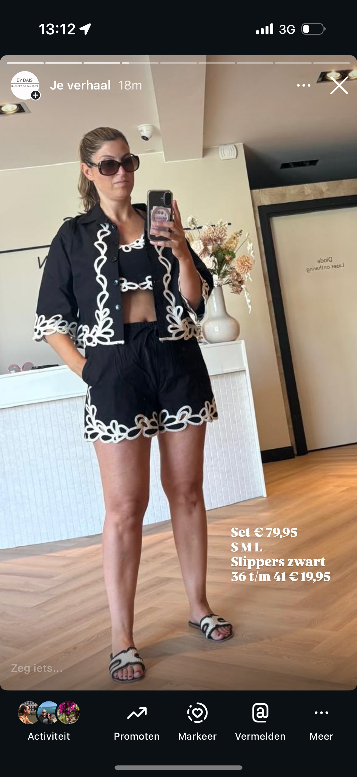 Ibiza set zwart