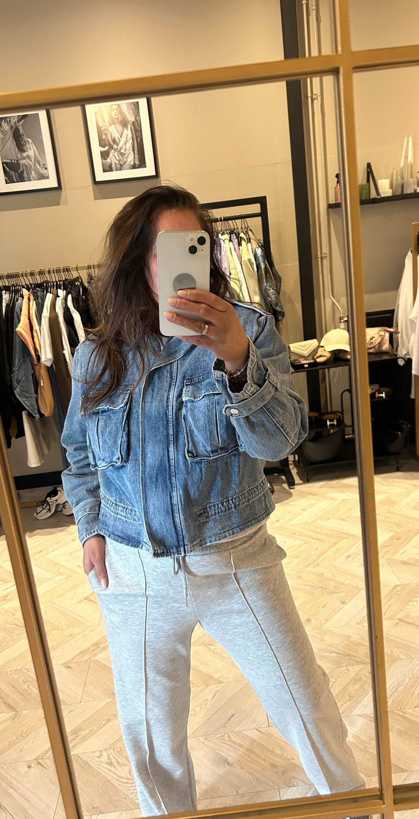 Juul denim Bomber jacket