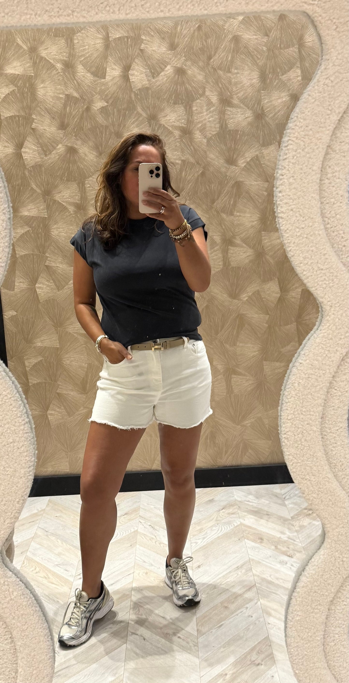 DENISE VISCOSE TOP ANTRACIET