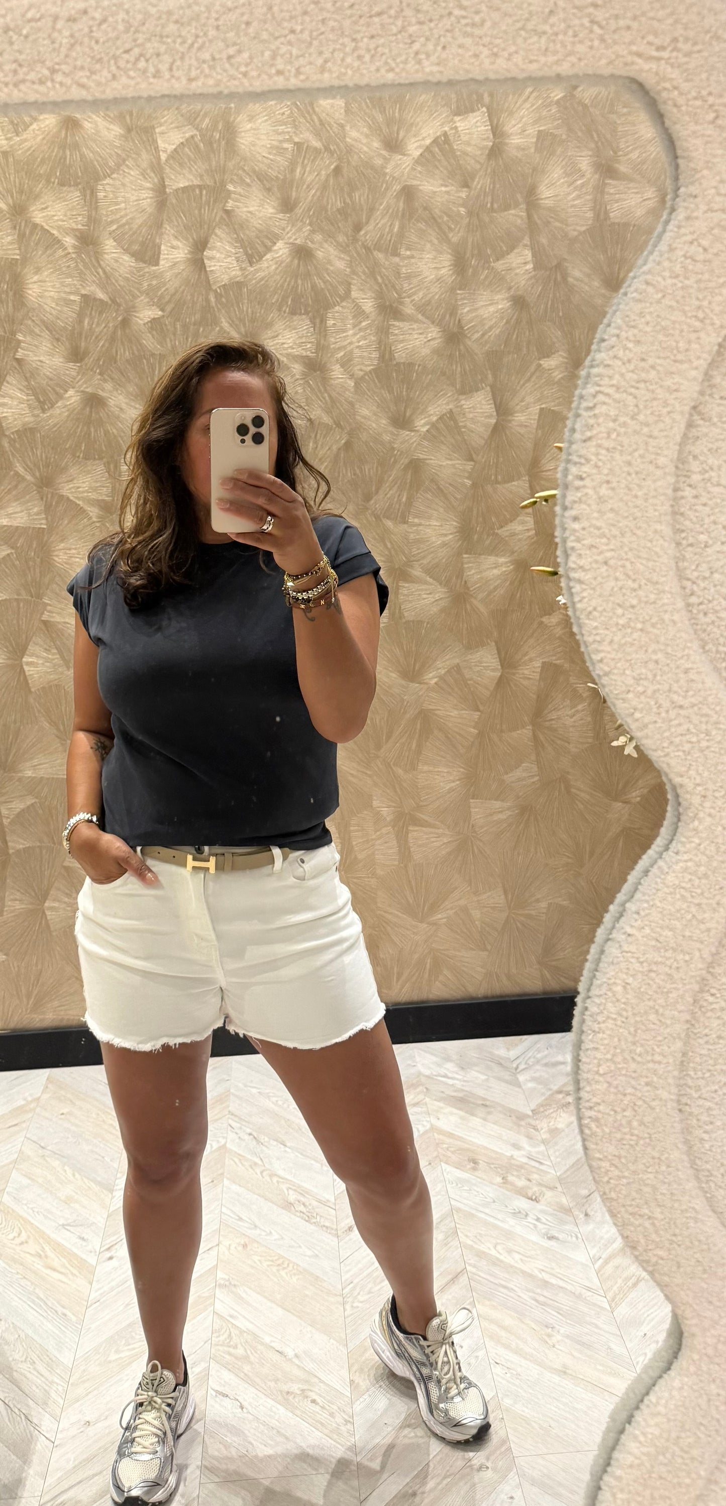 DENISE VISCOSE TOP ANTRACIET