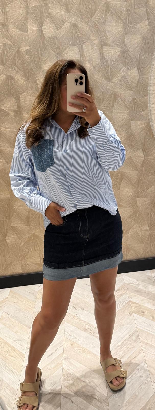 Lindsay denim rok