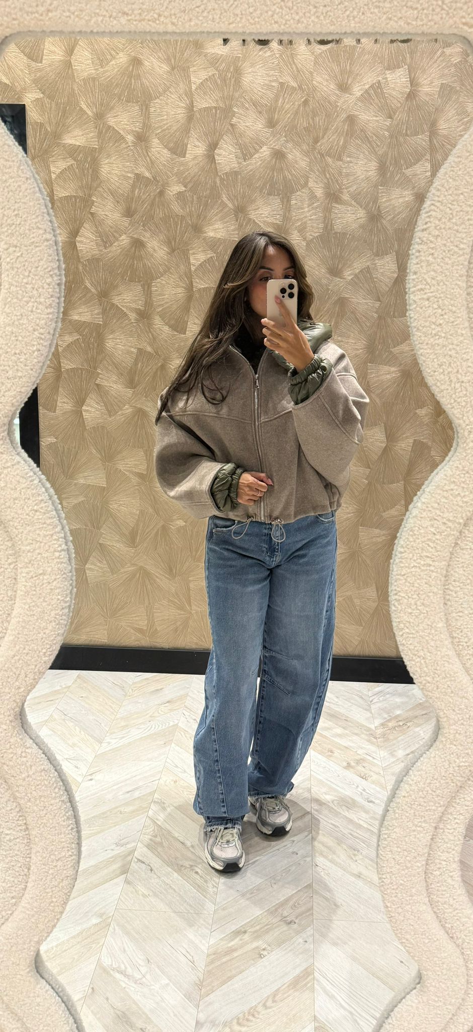 Lisa beige army jacket