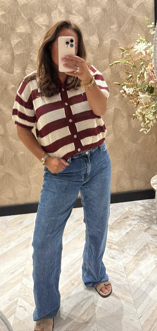 Sila bordeaux vest