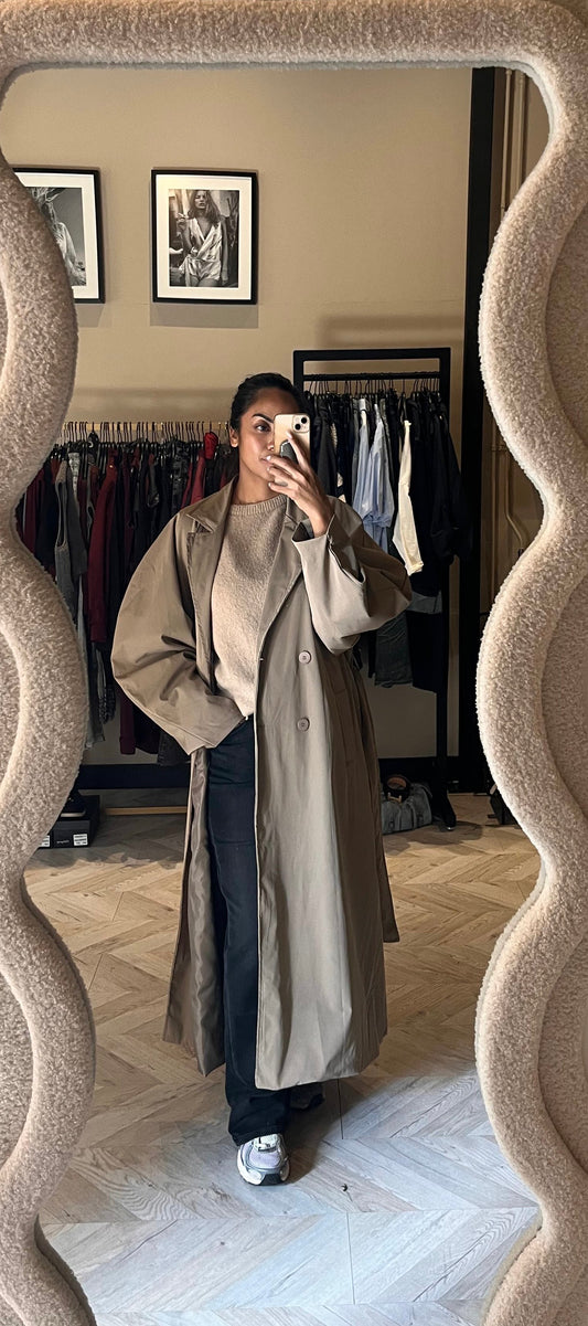 Monique trenchcoat tauphe