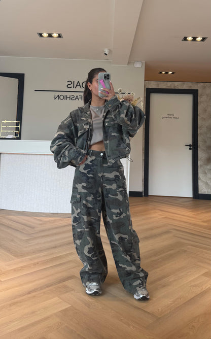 Ambika camouflage bomber