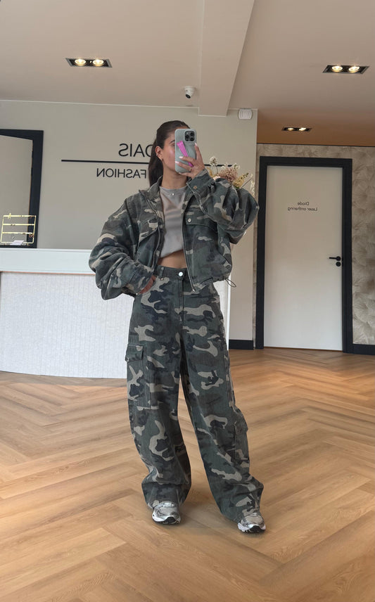 Ambika camouflage bomber