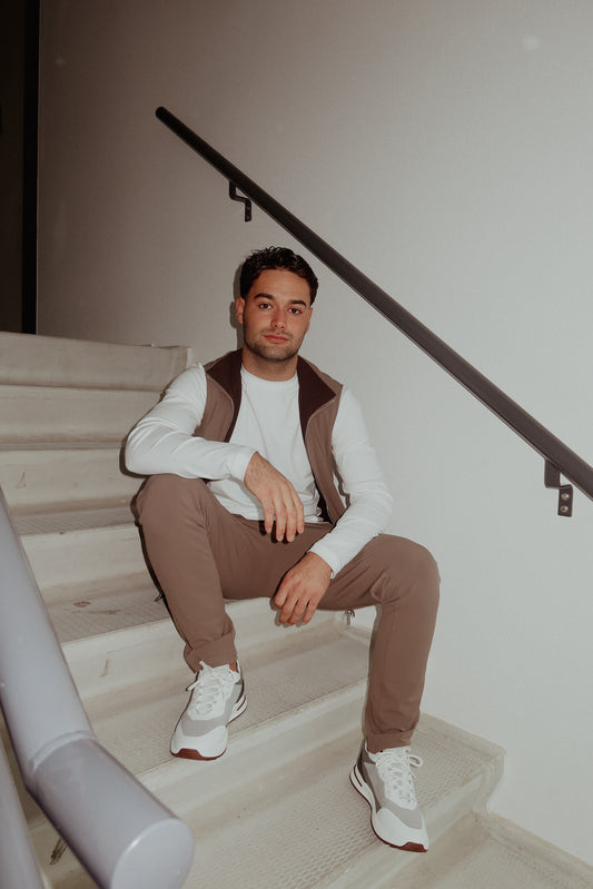 Dean gilet falcon/ Burgundy