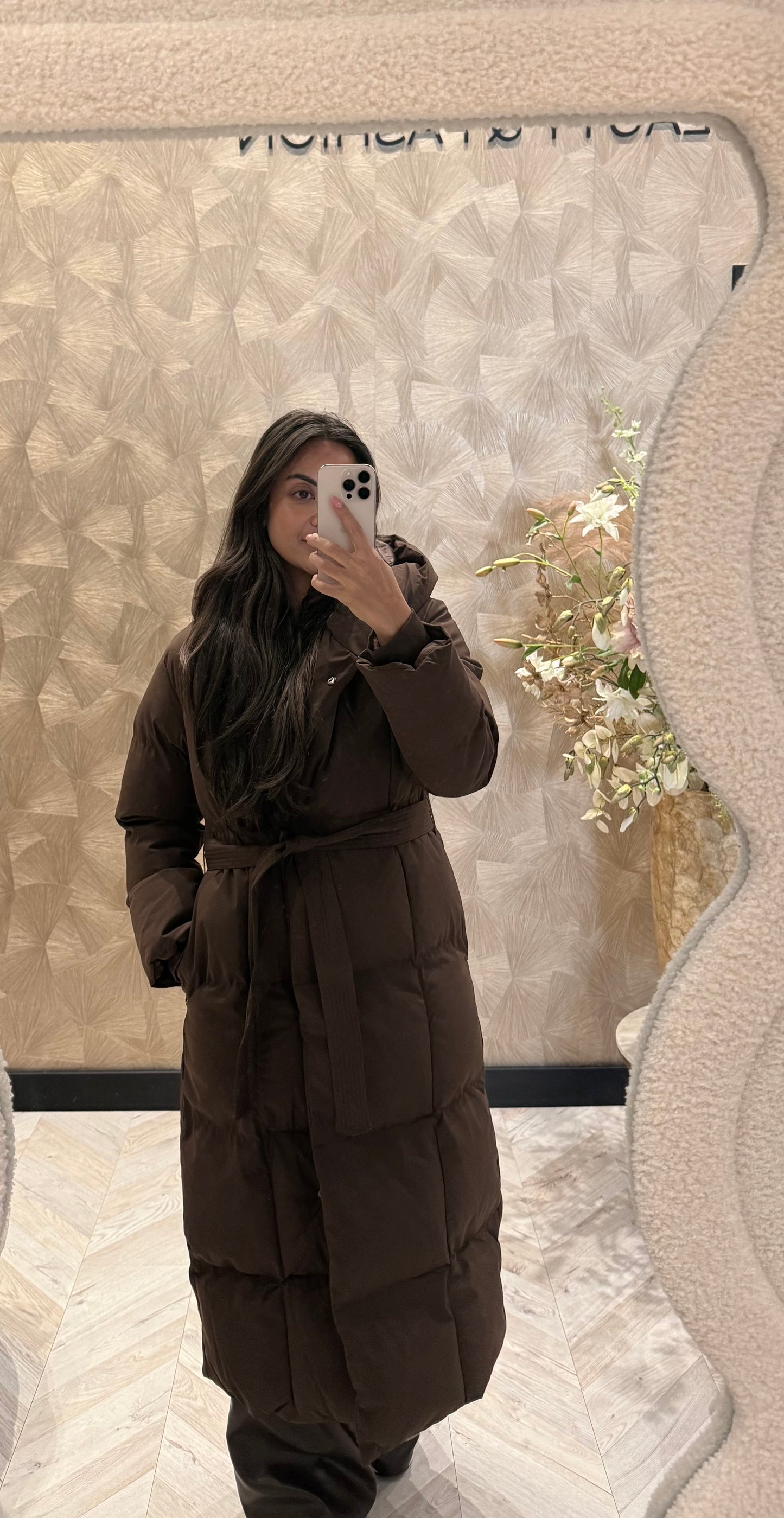 Silvie dons jas brown