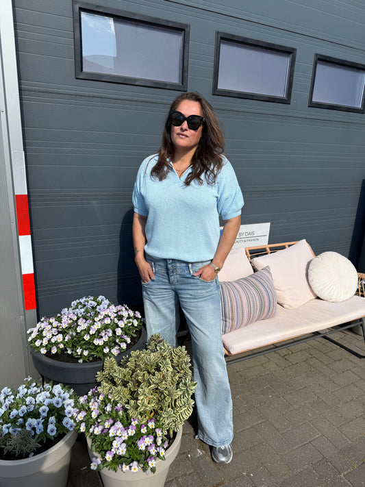 MANDY JANE POLO LIGHT BLUE