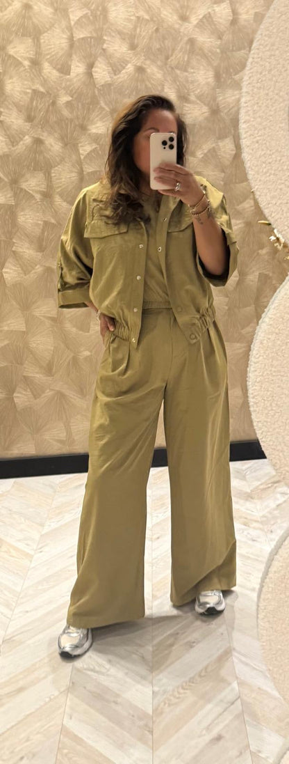 Celeste olijf groene jacket