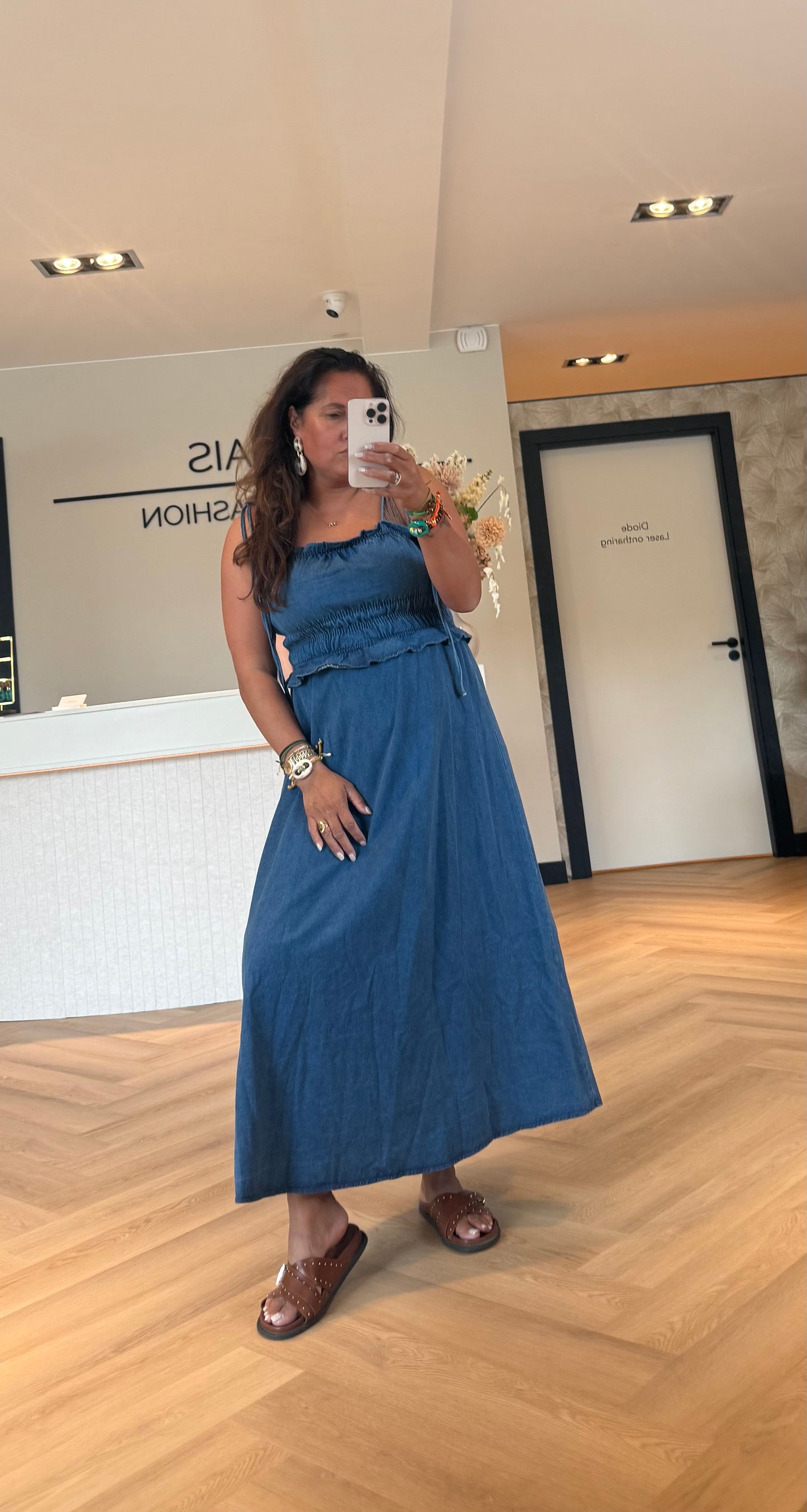 Mila denim dress
