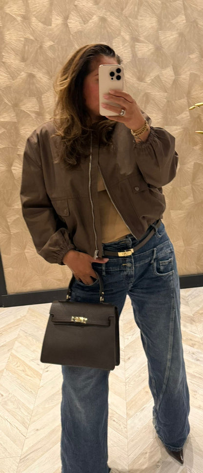 Anna bruine bomberjack