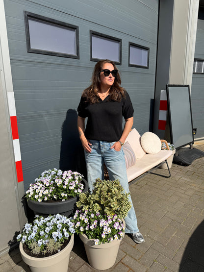 Mandy Jane polo zwart