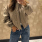 Dina beige jas