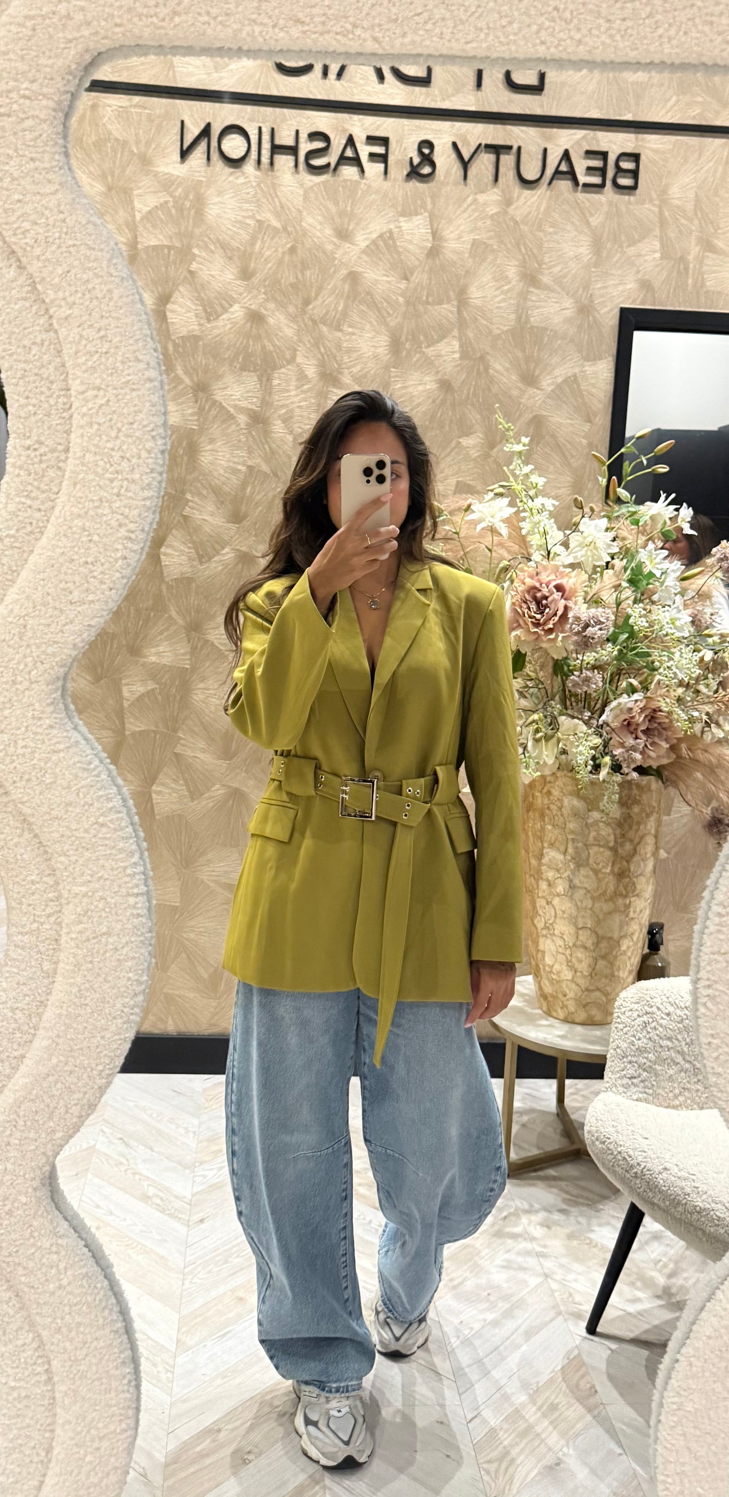 Cherell blazer olive green