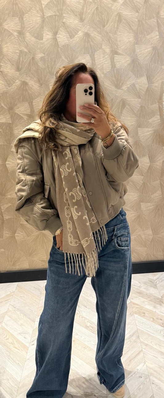 Dina beige jas