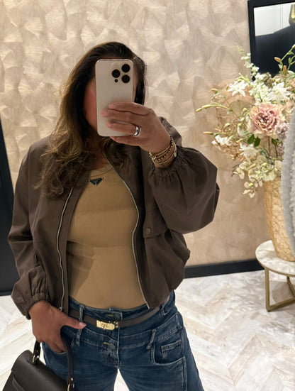 Anna bruine bomberjack