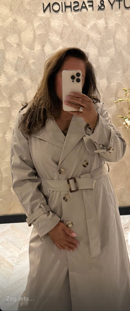 Eva trenchcoat beige