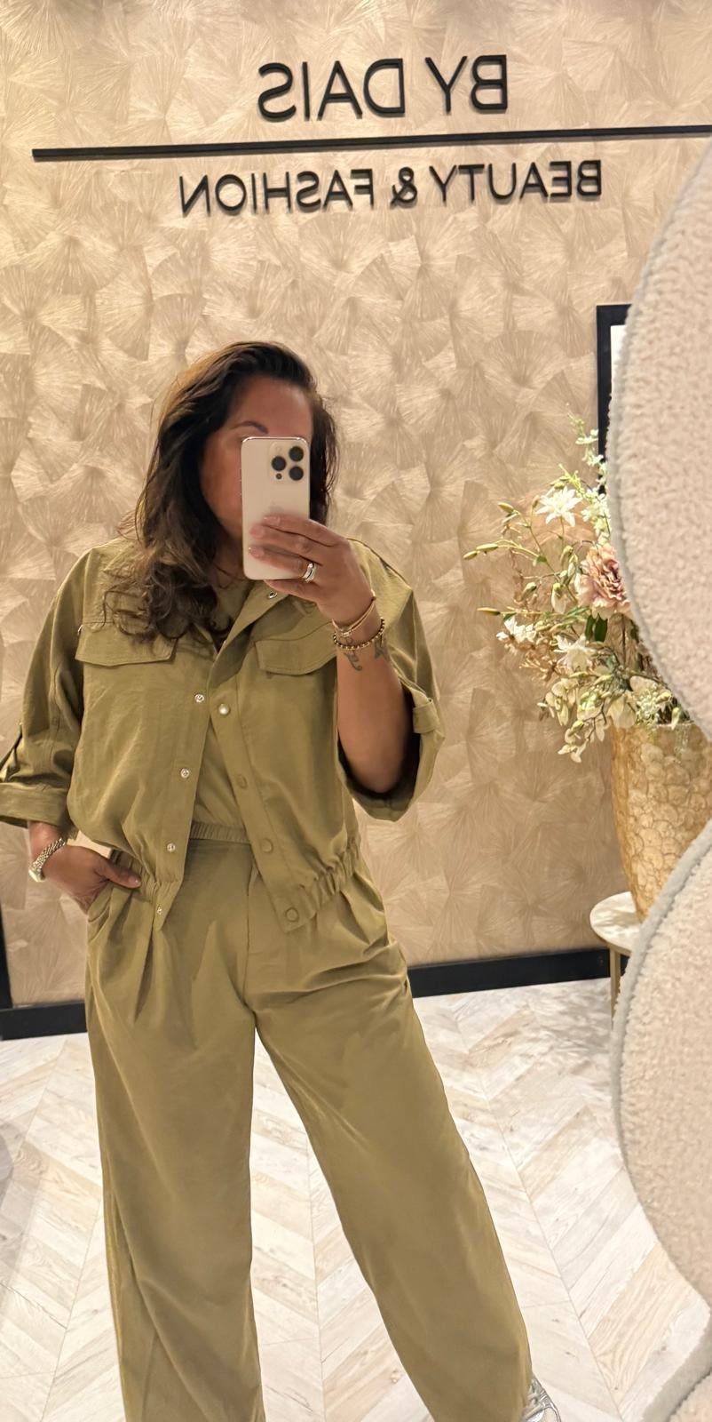 Celeste olijf groene jacket