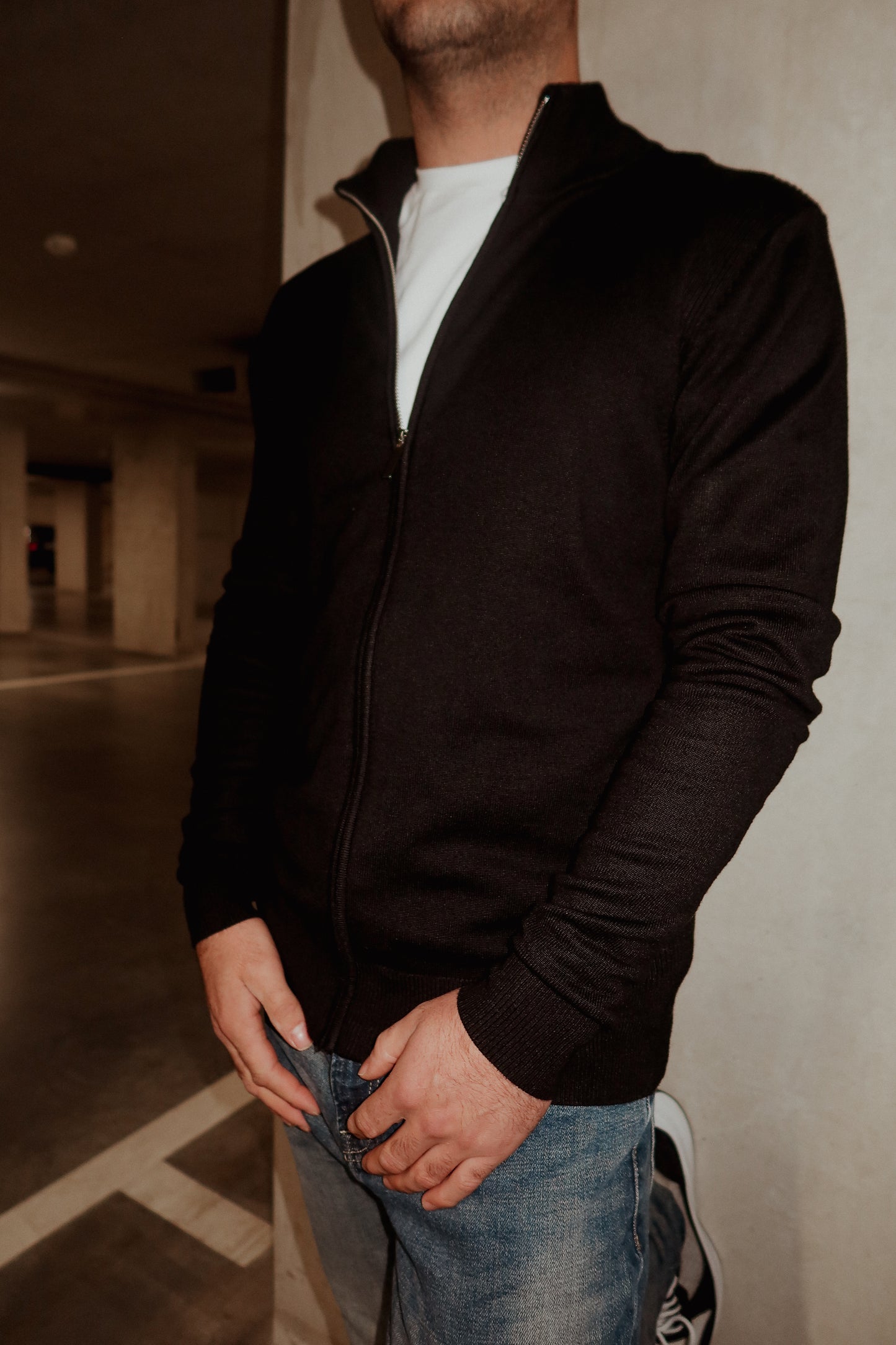 Gilano knitwear vest black