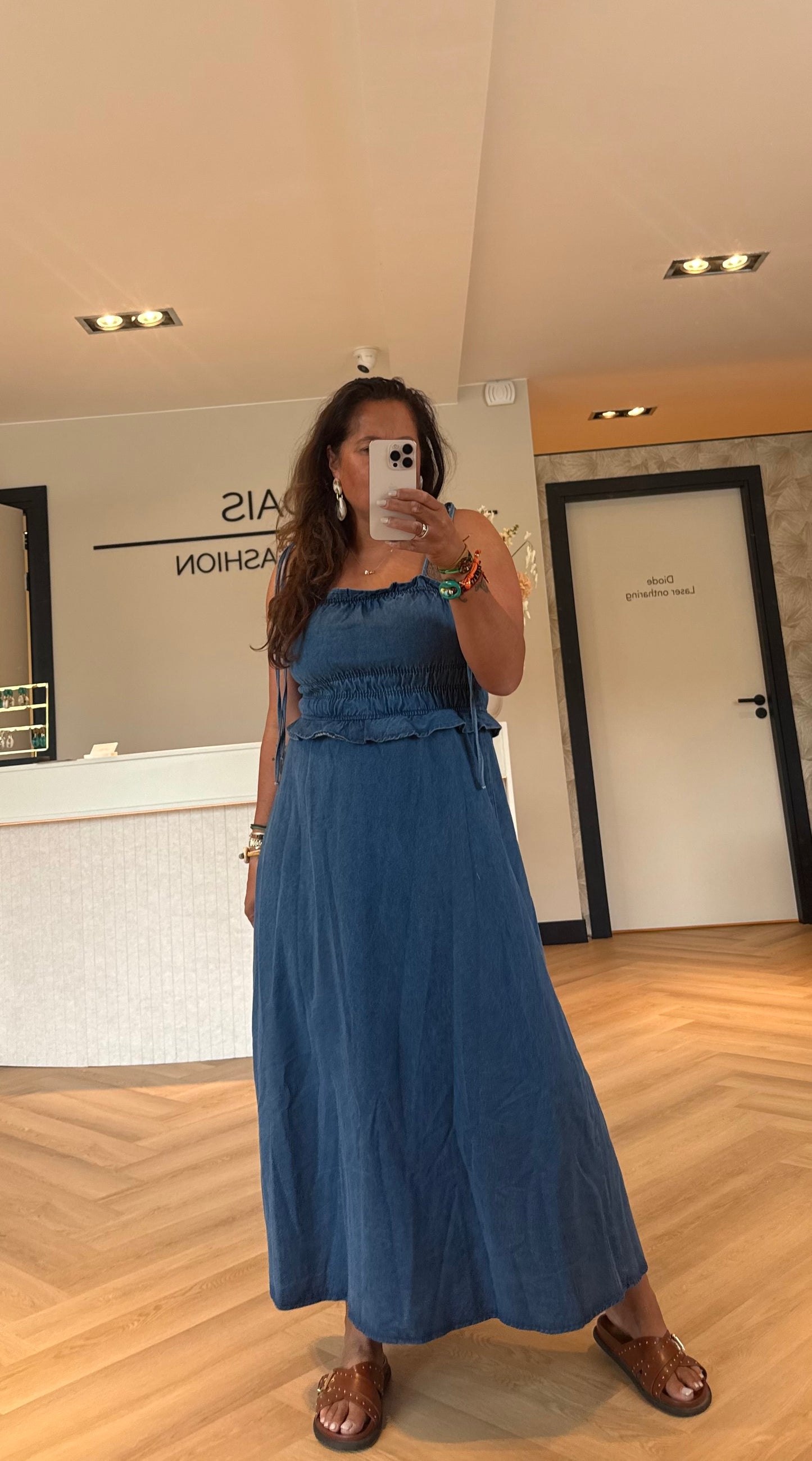 Mila denim dress