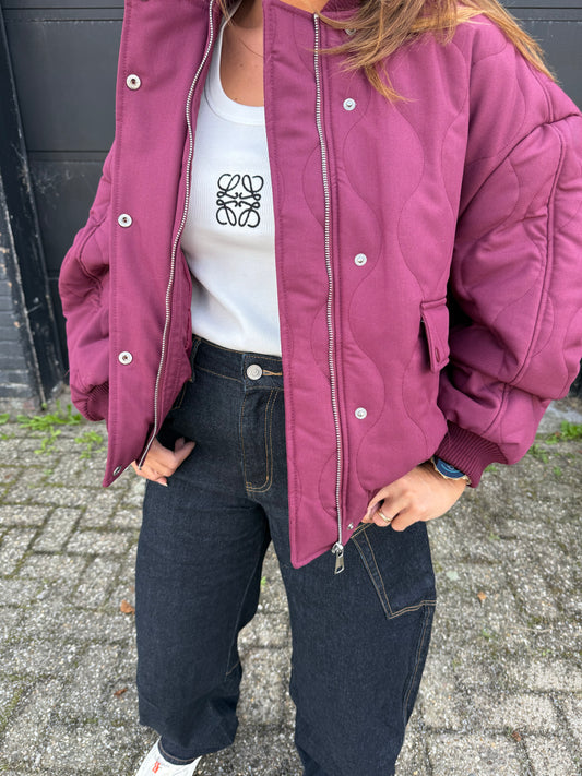 Dina bordeaux jas