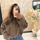 SOPHIE SUEDINE BOMBER