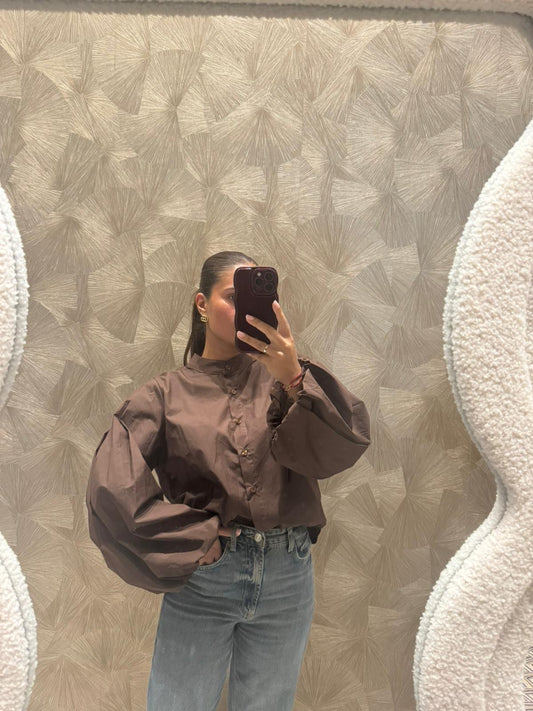 LISA BLOUSE BRUIN