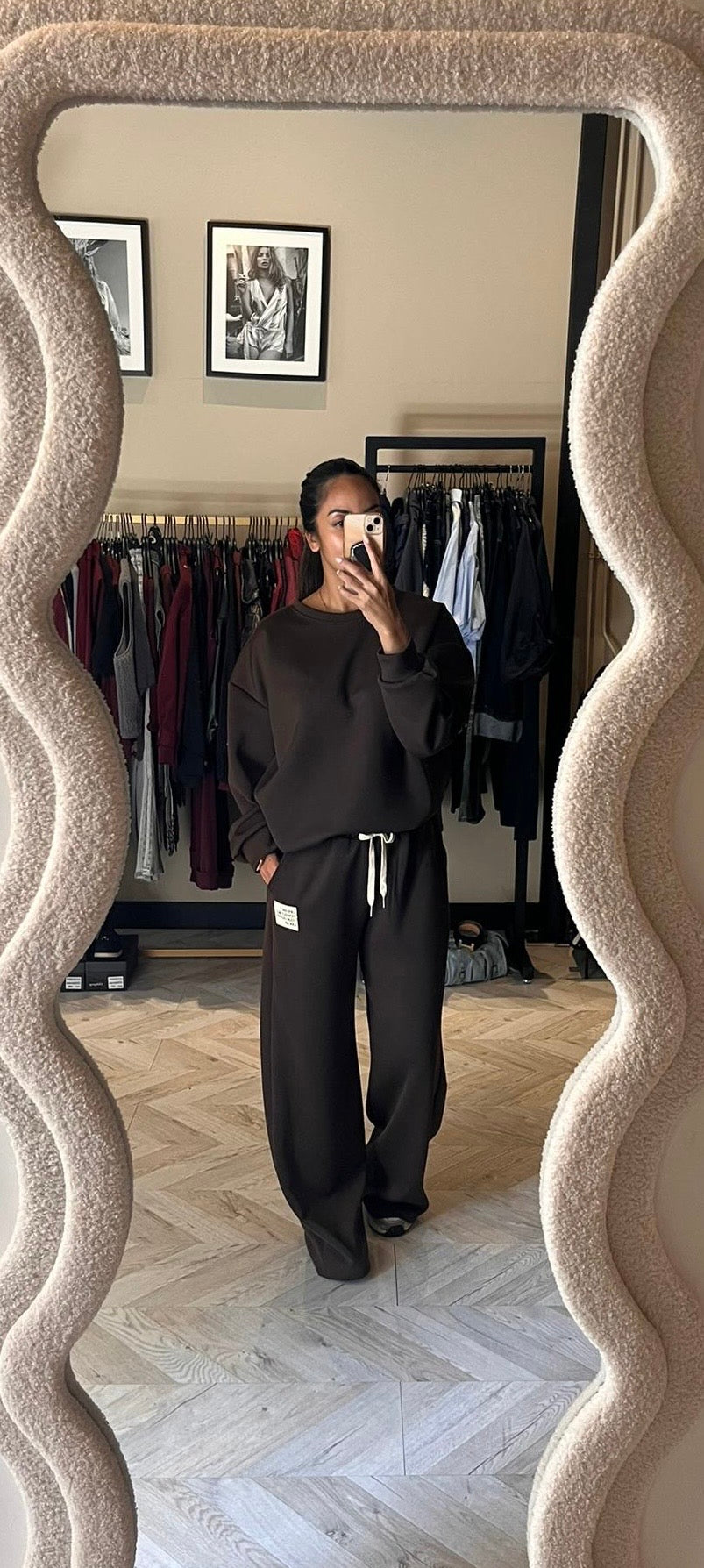 Michelle joggingspak bruin