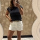 DENISE VISCOSE TOP ANTRACIET