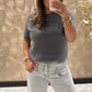 Martine Alpaca antraciet top