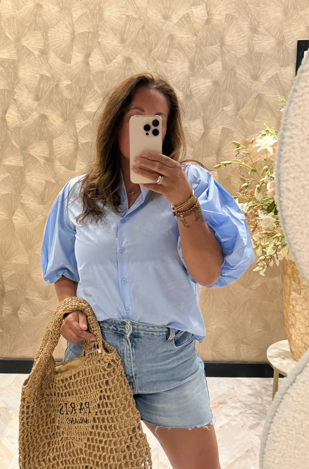 Sigrid blouse light blue