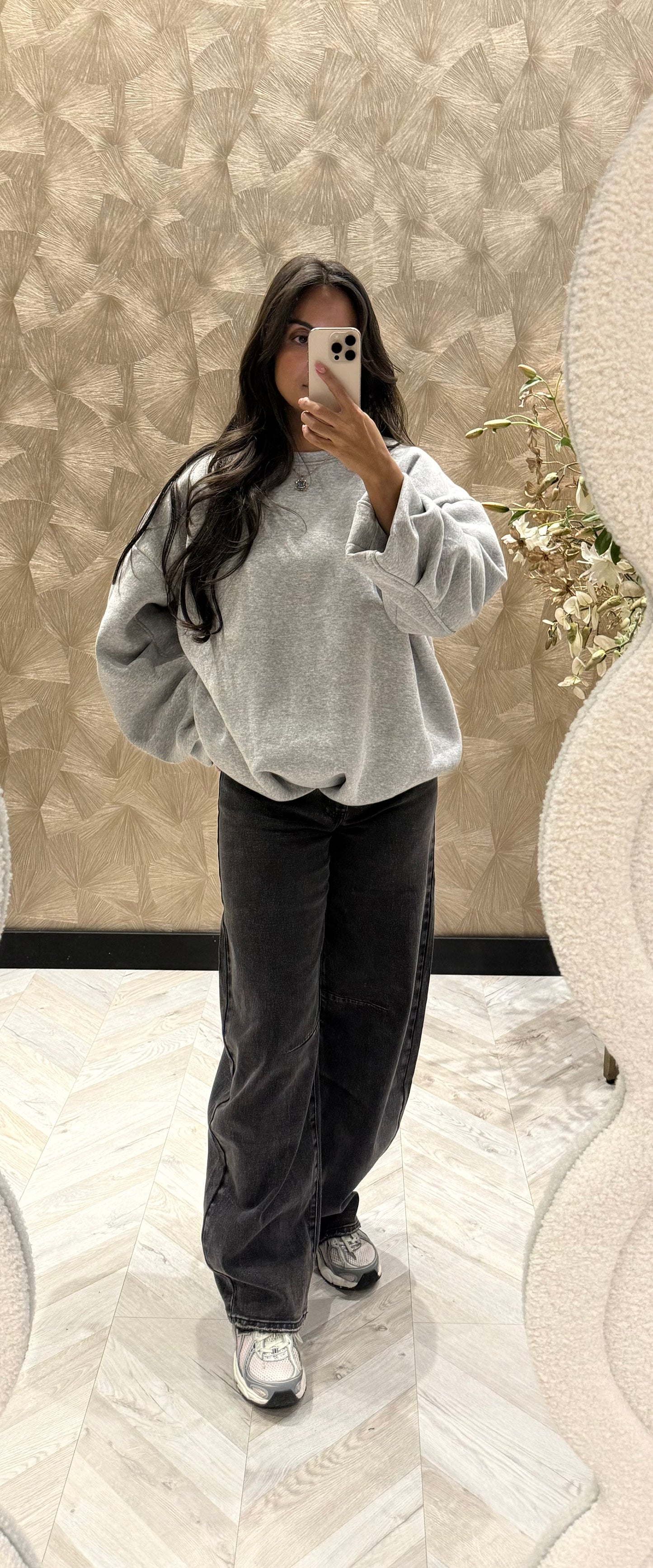 Minou Oversized sweater grey