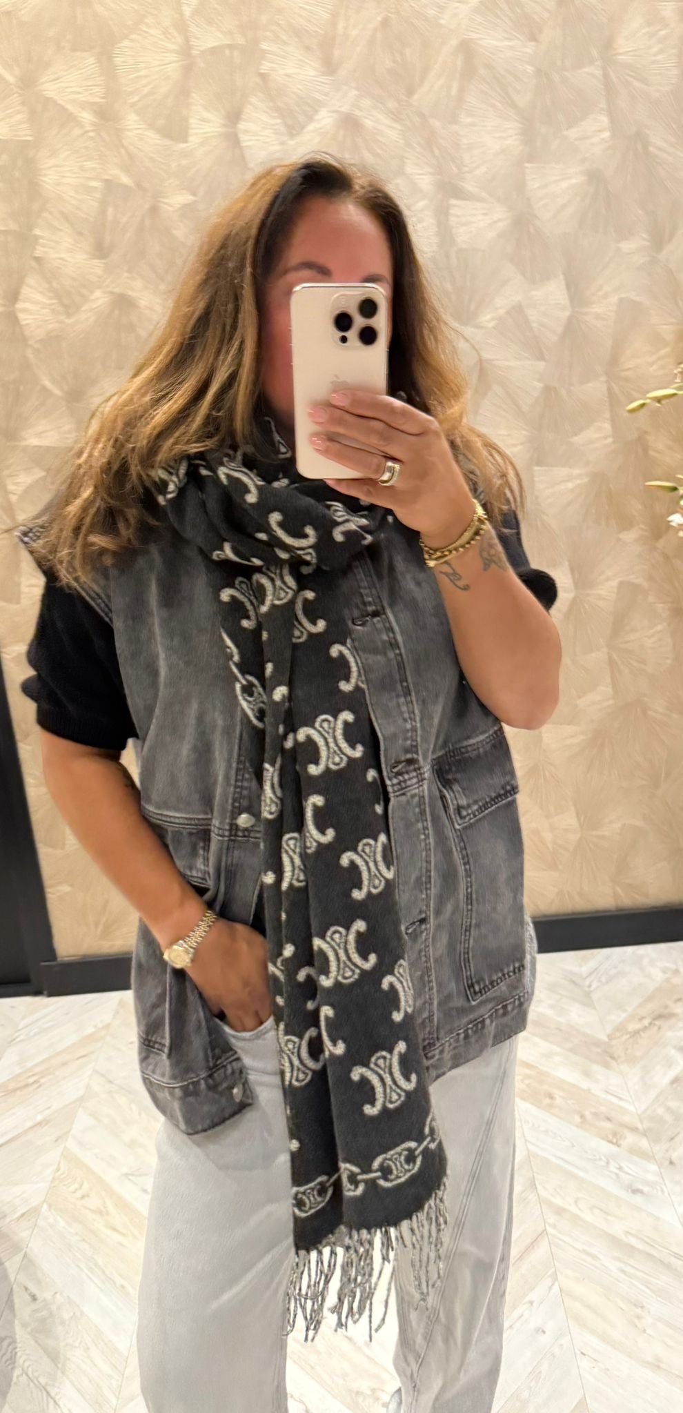 Chelsey  denim gilet