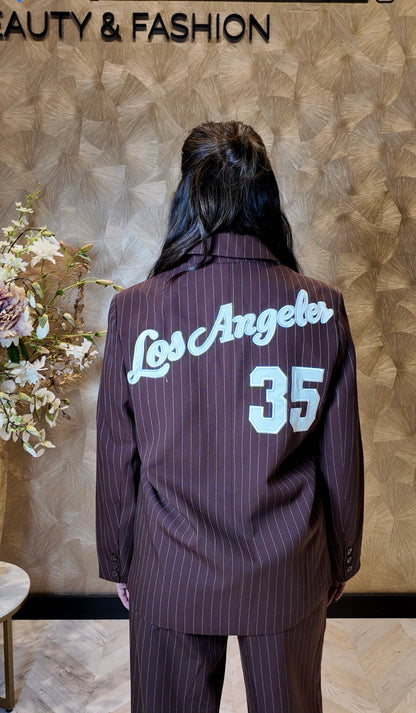 Los Angles blazer strepen