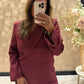 Marie overslag blazer Bordeau