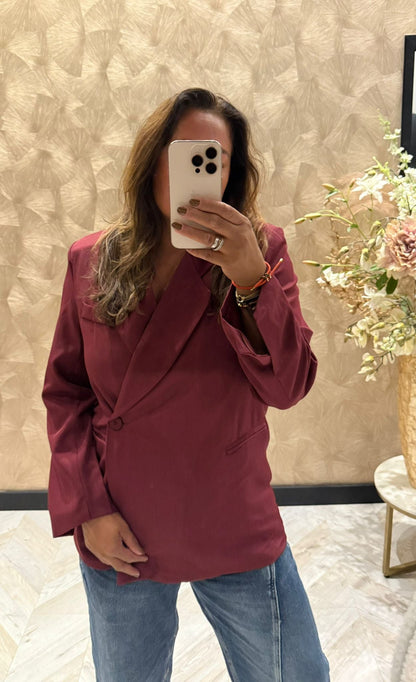 Marie overslag blazer Bordeau